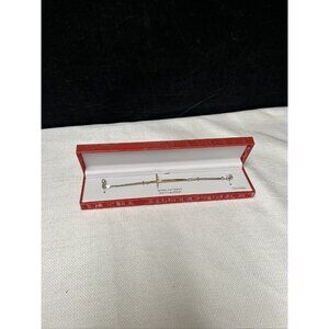 MIA FIORE Sterling Silver Cross  Bracelet Made In Italy~6.5 + 1”~NIB